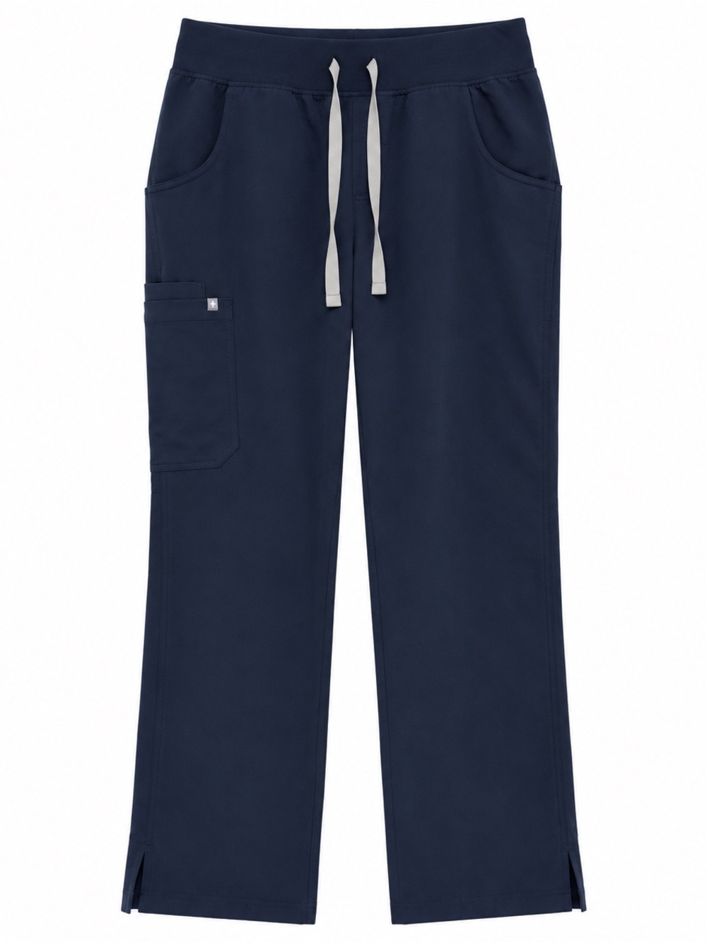 FIGS Kade Cargo Straight Leg Scrub Pants Navy Small Petite